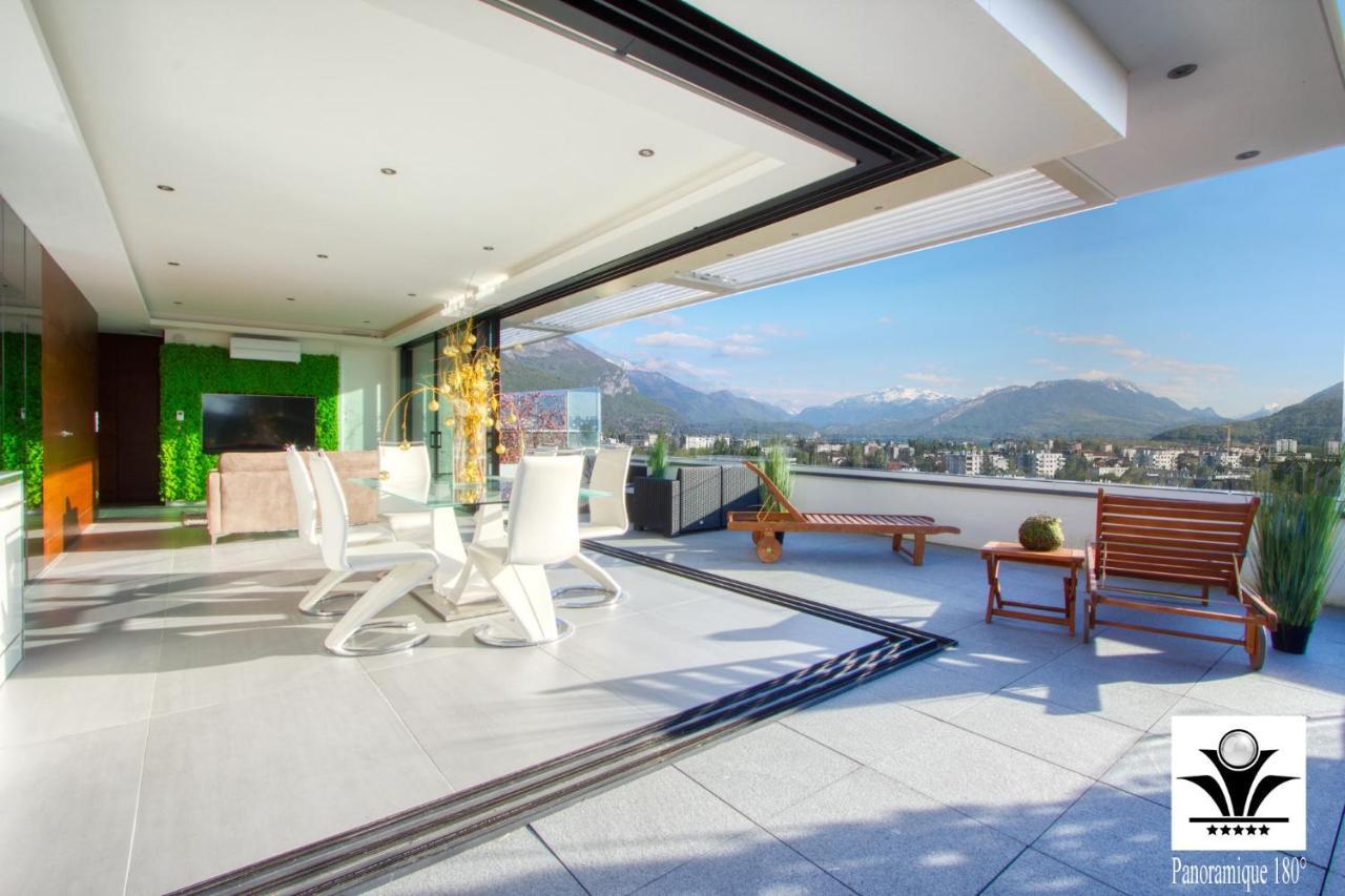 Panoramique 180 Lac Et Montagne Et Nid Secret Spa Romantique アヌシー エクステリア 写真